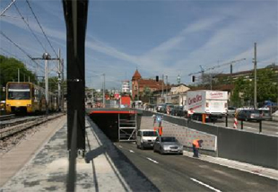Slope after a tunnel exit Slope after a tunnel exit